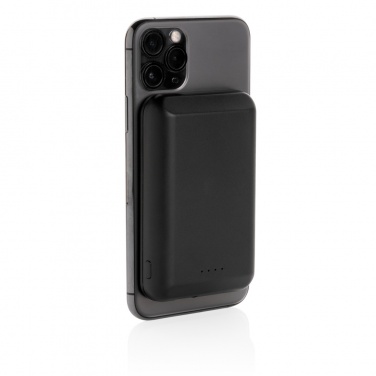 Logotrade Werbeartikel das Foto: Magnetische 5.000 mAh Wireless Powerbank